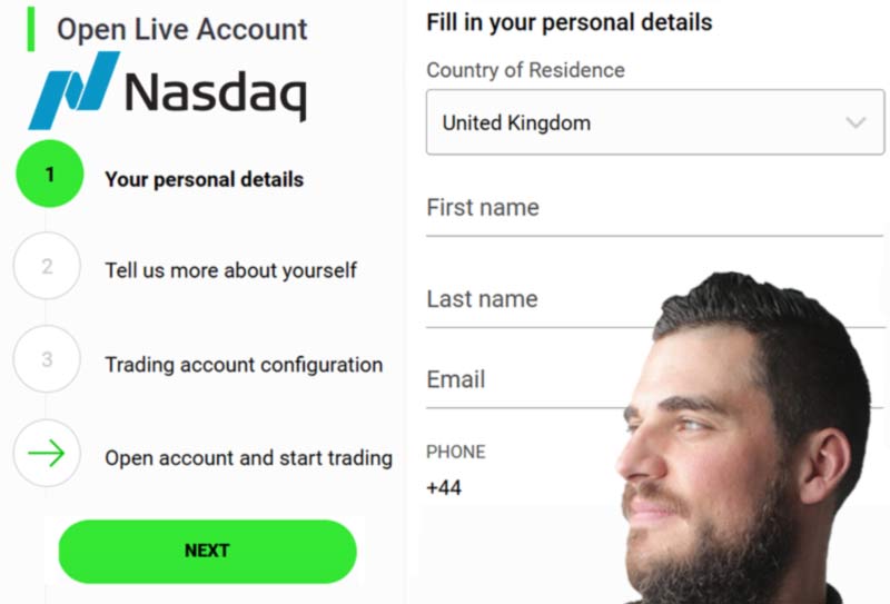 Open a NASDAQ trading account