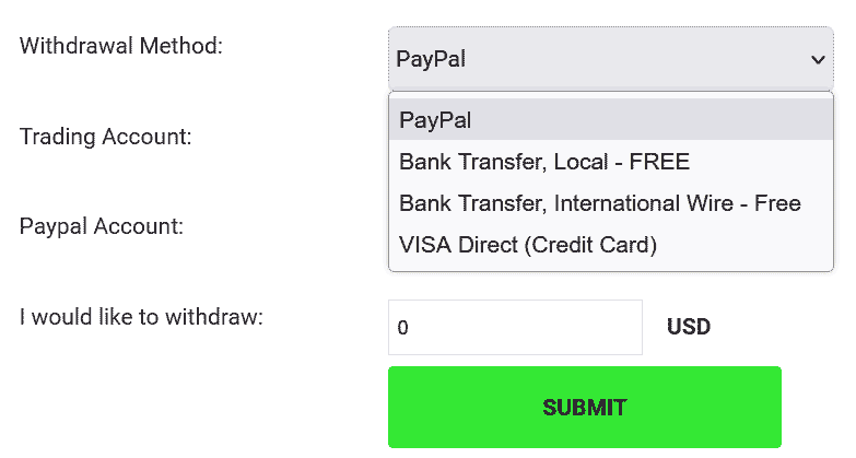 PayPal broker funding and withdrawal